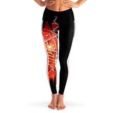 Load image into Gallery viewer, Womens Mesh Pocket Leggin Orange
