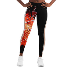 Load image into Gallery viewer, Womens Mesh Pocket Leggin Orange
