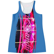 Load image into Gallery viewer, Women&#39;s Razor Back Tank Top blue
