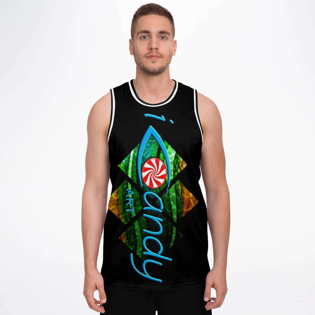 Black Basket Ball Jersey/Tank